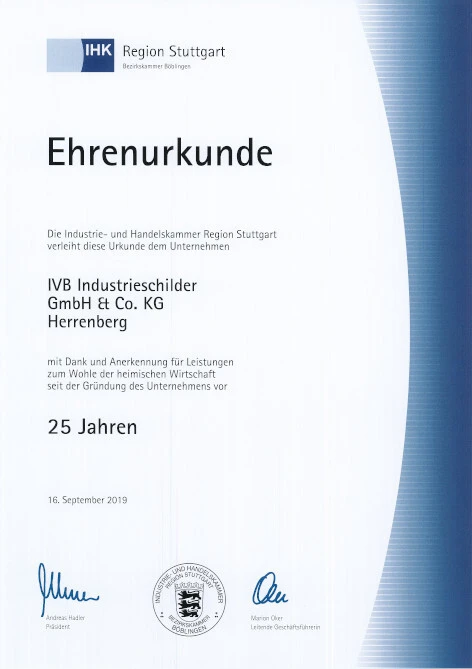 IHK-Zertifikat